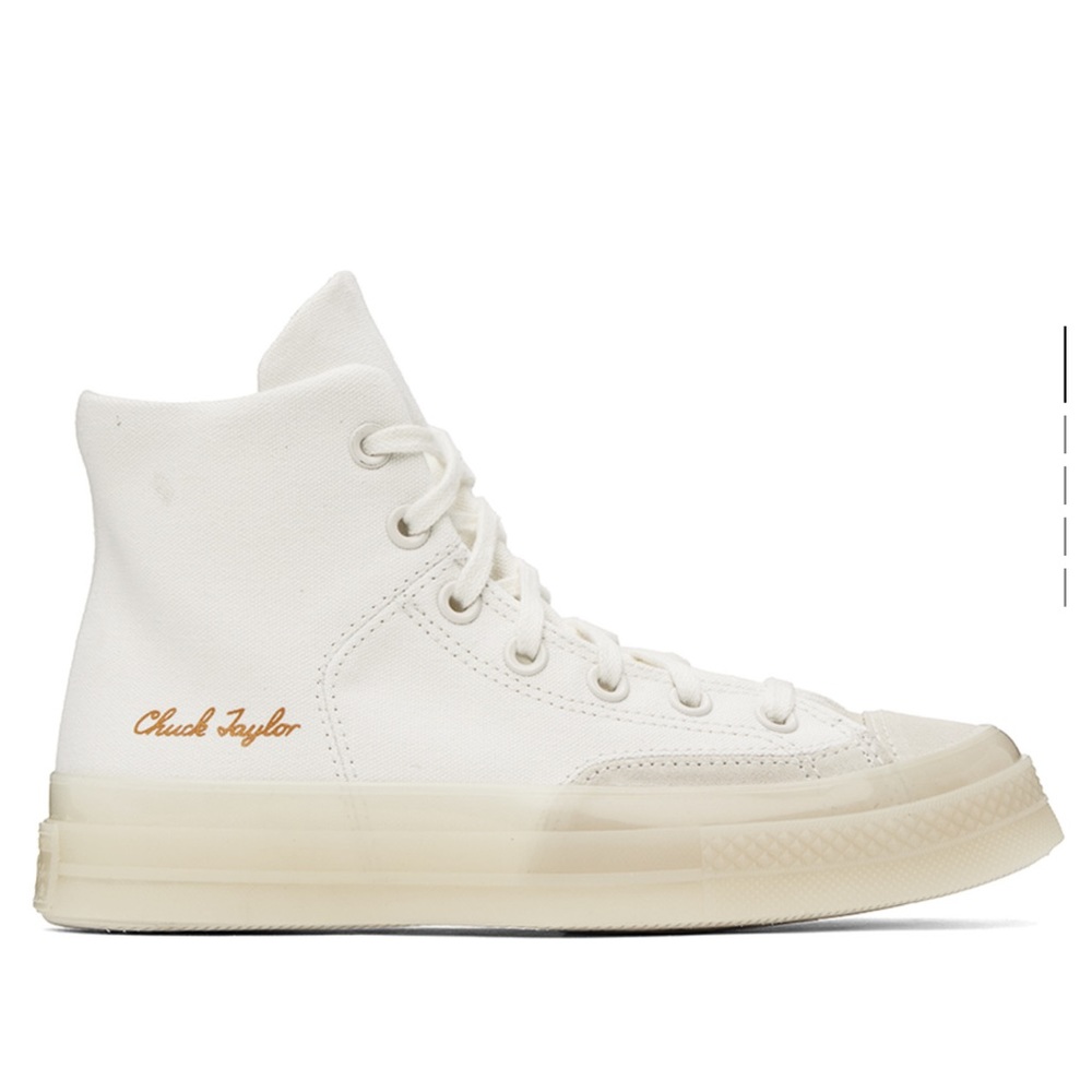 White & Beige Chuck Taylor 70 Marquis